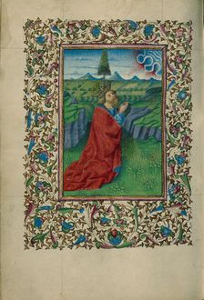 David in Prayer; Book of Hours, about 1460. Creator: Unknown