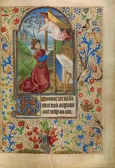 David in Prayer; Book of Hours, about 1466-1470. Creator: Master of Jacques of Luxembourg