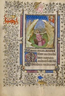 David in Prayer; Book of Hours, about 1410. Creator: Unknown