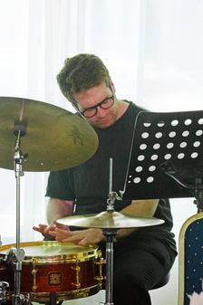 David Ingamells, Watermill Jazz Club, Dorking, Surrey, UK, 14 May 2019. Creator: Brian O'Connor