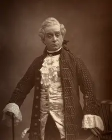 David James, British actor, in David Garrick 1887. Artist: Ernest Barraud