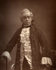 David James, British actor, in David Garrick 1887. Artist: Ernest Barraud