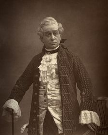 David James, British actor, in David Garrick 1887. Artist: Ernest Barraud