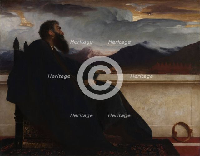 David: "Oh, that I had wings like a Dove! For then would I fly away, and be at rest." Psalm 55:6, 18 Creator: Frederic Leighton (British, 1830-1896).