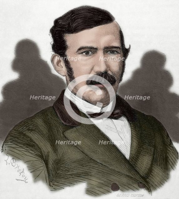 David Livingstone (1813-1873), Scottish explorer, 1876. Creator: Gerard Tropsch.