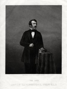 David Livingstone, Scottish missionary and African explorer, 1880. Artist: DJ Pound