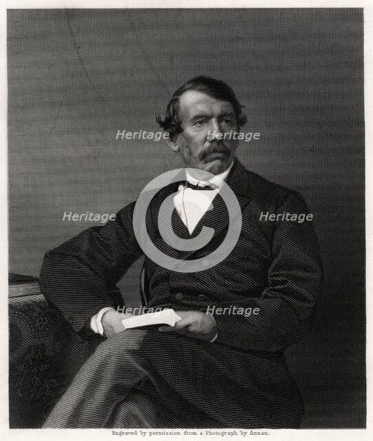 David Livingstone, Scottish missionary and African explorer, 19th century. Artist: Unknown