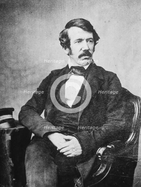 David Livingstone, Scottish missionary and explorer, 19th century. Artist: Unknown