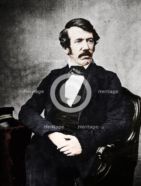 David Livingstone, Scottish missionary and explorer, 19th century. Artist: Unknown.