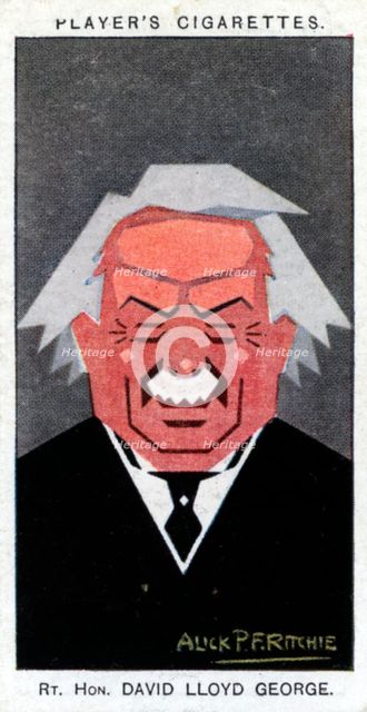 David Lloyd George, 1st Earl Lloyd-George, British Prime Minister, 1926.Artist: Alick P F Ritchie