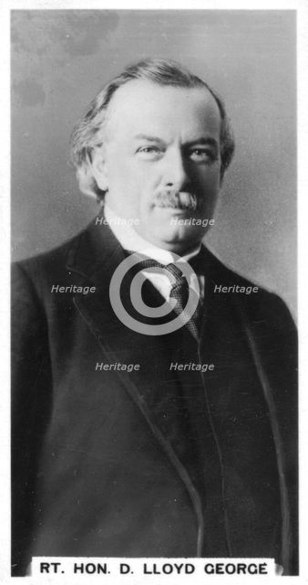 David Lloyd George, British Liberal statesman, c1915. Artist: Unknown