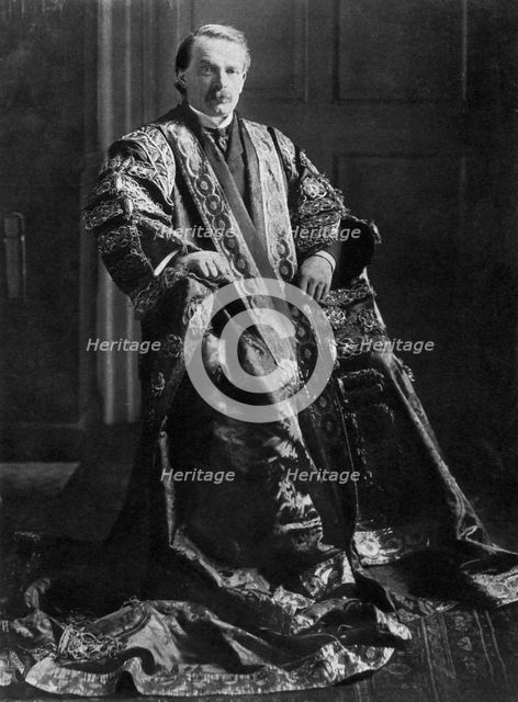 David Lloyd George, Chancellor of the Exchequer, 1908 (1937). Artist: R Haines