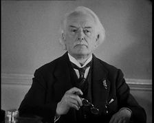 David Lloyd George Talking Directly to the Camera, 1930s. Creators: British Pathe Ltd, David Lloyd George
