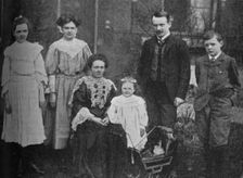 David Lloyd George - The Great Statesman Surrounded By His Family 1905, (c1925)