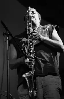 David Murray, Brecon Jazz Festival, Powys, Wales, August 1999. Artist: Brian O'Connor