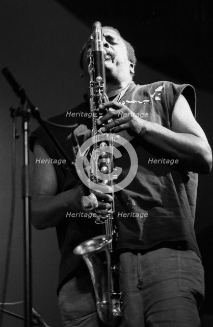 David Murray, Brecon Jazz Festival, Powys, Wales, August 1999. Artist: Brian O'Connor.
