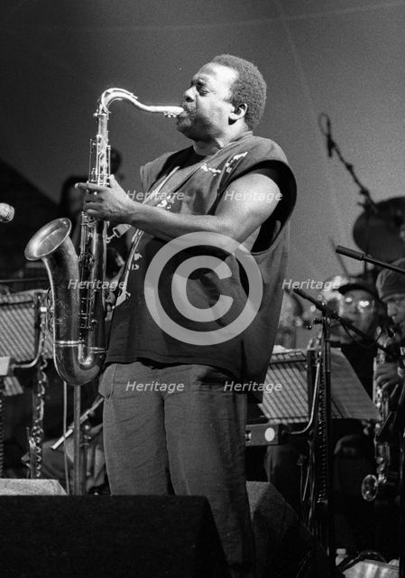David Murray, Brecon Jazz Festival, Powys, Wales, August 1999. Artist: Brian O'Connor.