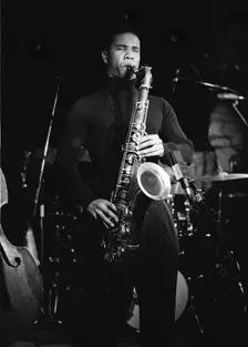 David Sanchez, Pizza Express, Dean St, London, Nov 2001. Creator: Brian O'Connor