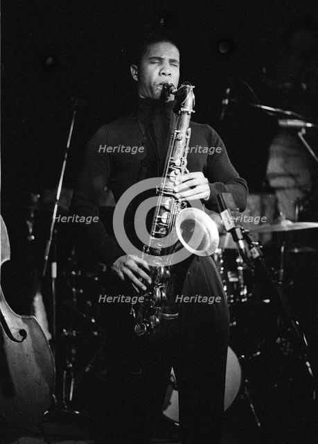 David Sanchez, Pizza Express, Dean St, London, Nov 2001. Creator: Brian O'Connor.