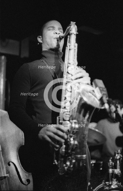 David Sanchez, Pizza Express, Dean St, London, Nov 2001. Creator: Brian O'Connor.