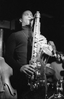 David Sanchez, Pizza Express, Dean St, London, Nov 2001. Creator: Brian O'Connor