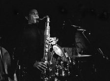 David Sanchez, Pizza Express, Dean St, London, Nov 2001. Creator: Brian O'Connor