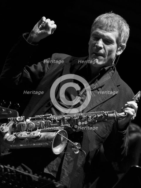 David Sanborne, 2014. Artist: Alan John Ainsworth.