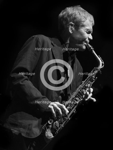 David Sanborne, 2014. Artist: Alan John Ainsworth.