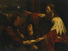 David sends Uriah to Yoav, (copy), 1650. Creator: Unknown