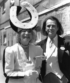 David Shilling with his mother Gertrude Shilling. Creator: Sidney Harris