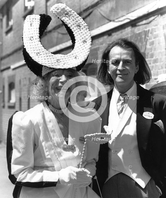 David Shilling with his mother Gertrude Shilling. Creator: Sidney Harris.