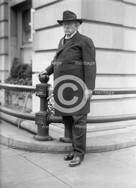 David Starr Jordan, President, Leland Stanford University, 1917. Creator: Harris & Ewing.