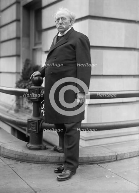 David Starr Jordan, President, Leland Stanford University, 1917. Creator: Harris & Ewing.