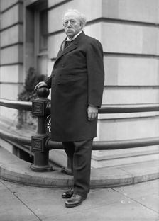 David Starr Jordan, President, Leland Stanford University, 1917. Creator: Harris & Ewing