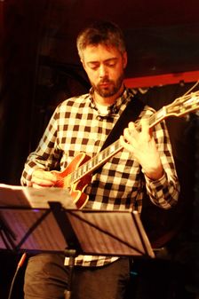 David Peston, Emma Rawicz Quintet, Verdict Jazz Club, Brighton, East Sussex, 2022. Creator: Brian O'Connor