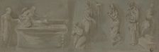 David Promises Bathsheba that Solomon Will Rule, 18th/19th century. Creator: Unknown