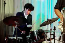David Puime, Joan Fort Trio plus Vincent Herring, Watermill Jazz Club, Dorking, Surrey, 20 May 2025. Creator: Brian O'Connor