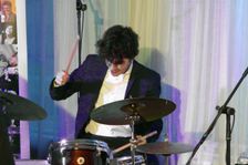 David Puime, Joan Fort Trio plus Vincent Herring, Watermill Jazz Club, Dorking, Surrey, 20 May 2025. Creator: Brian O'Connor