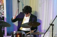 David Puime, Joan Fort Trio plus Vincent Herring, Watermill Jazz Club, Dorking, Surrey, 20 May 2025. Creator: Brian O'Connor