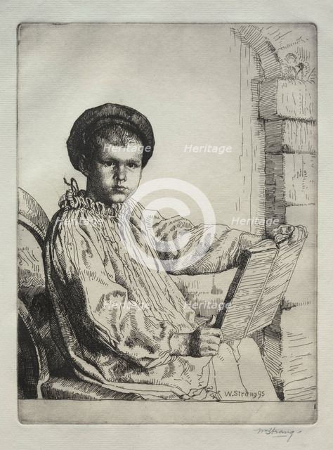 David R. Strang, 1895. Creator: William Strang (British, 1859-1921).