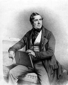 David Roberts (1796-1864), British artist, self-portrait. Creator: Unknown
