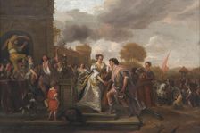 David Returning Victorious after Defeating Goliath and the Philistines, 1671. Creator: Jan Steen