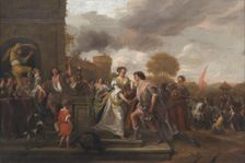 David Returning Victorious after Defeating Goliath and the Philistines, 1671. Creator: Jan Steen