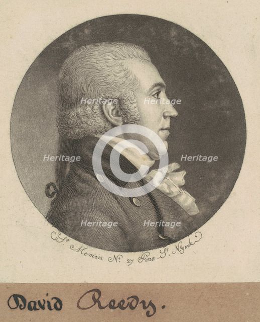 David Reedy, 1798. Creator: Charles Balthazar Julien Févret de Saint-Mémin.