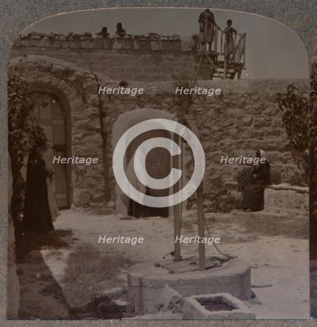 'David's well on the outskirts of Bethlehem', c1900. Artist: Unknown.