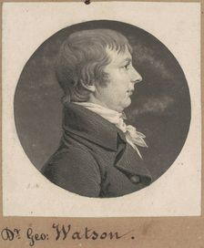 David Watson, 1808. Creator: Charles Balthazar Julien Févret de Saint-Mémin