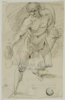 David with the Head of Goliath, 1591/93. Creator: Giuseppe Cesari