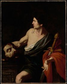 David with the Head of Goliath, about 1630s. Creator: Pietro Novelli