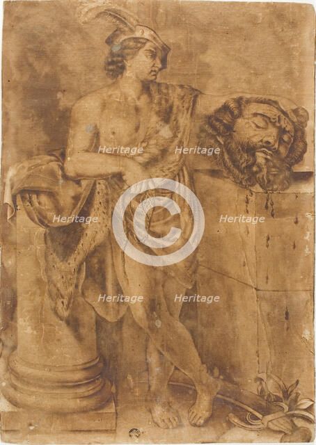 David with the Head of Goliath, after 1605/06. Creator: Unknown.