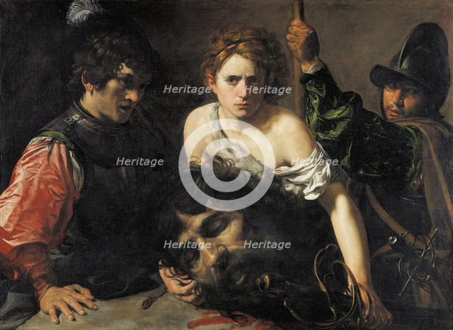 David with the Head of Goliath and two Soldiers, c. 1615.